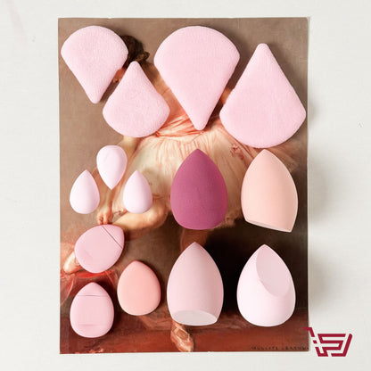 علبة اسفنجات مكياج بأشكال واحجام مختلفة