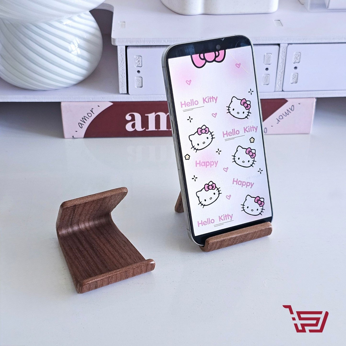 ستاند موبايل خشب