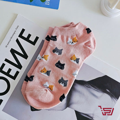 جواريب قطنية طبعات القطة