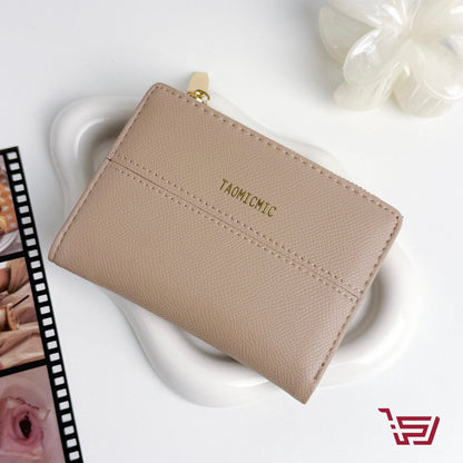 محفظة نقود وبطاقات نسائية جلد