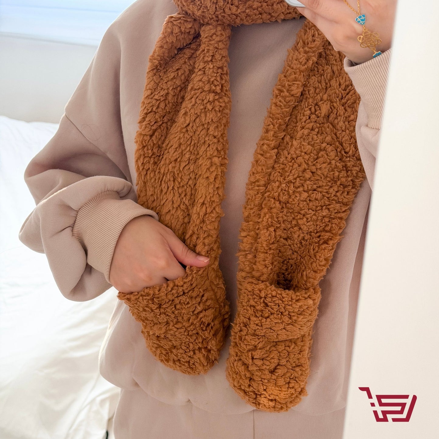 قبعة صوف الدب