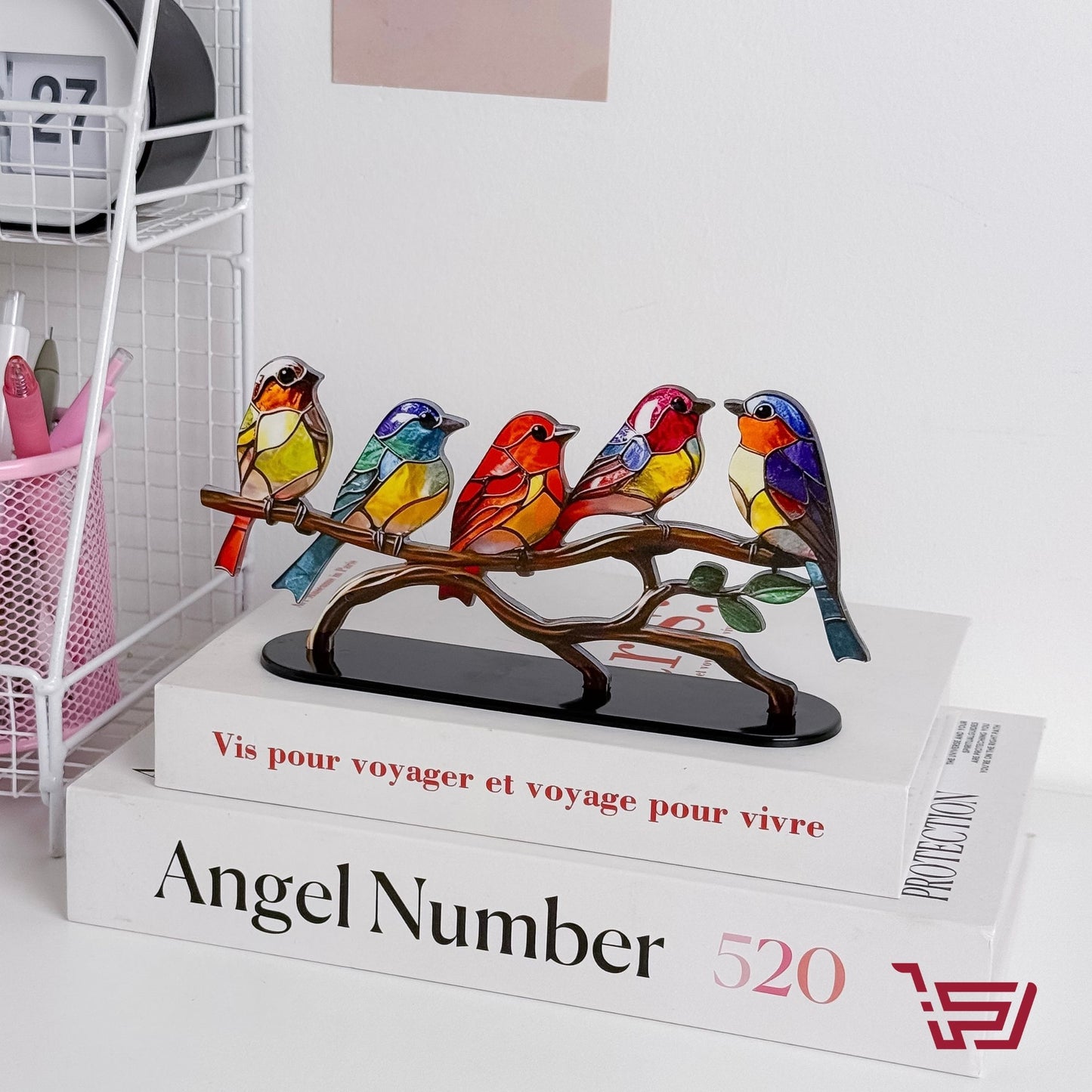 طيور ملونة للديكور