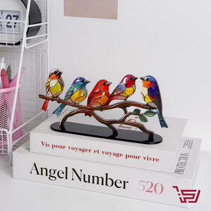 طيور ملونة للديكور