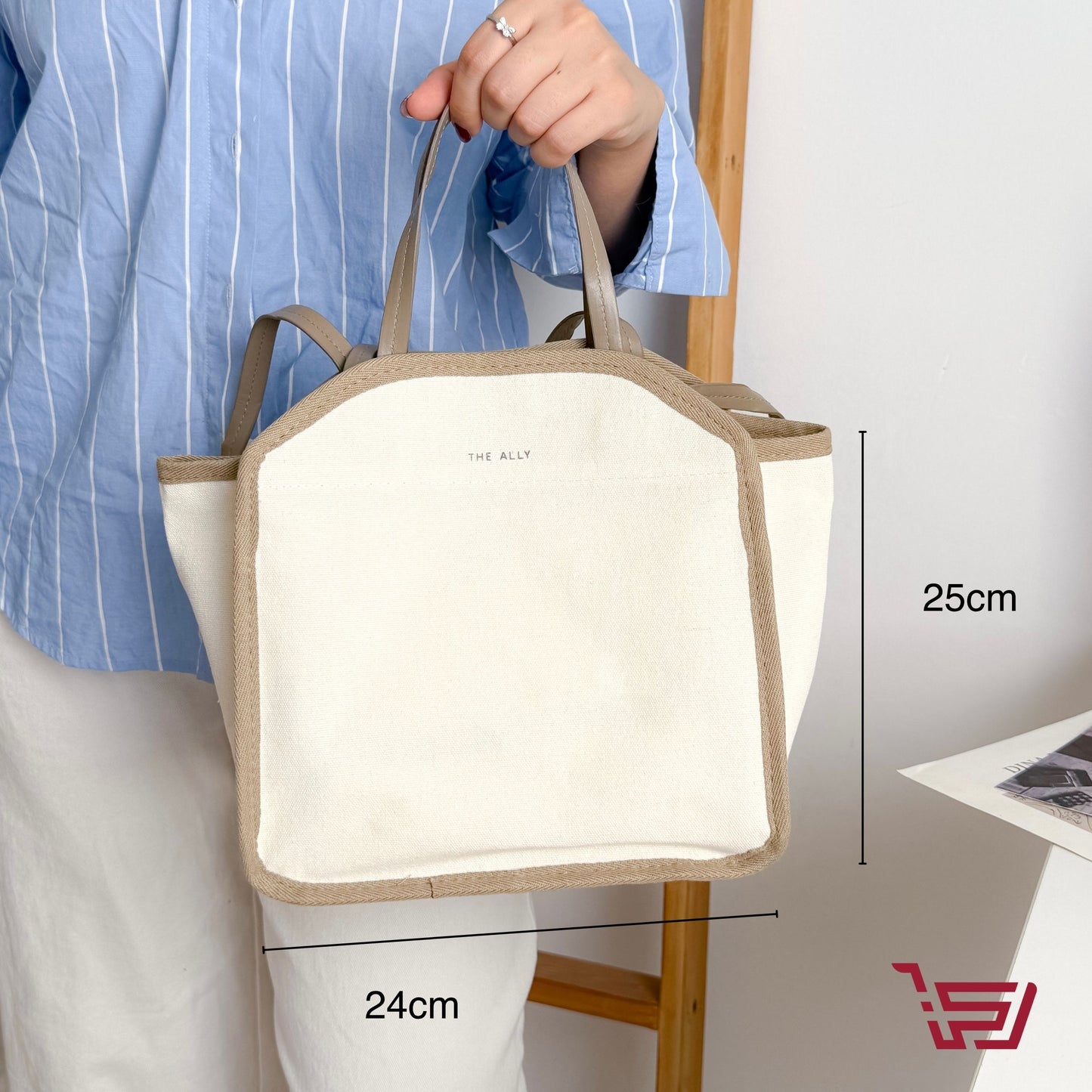 حقيبة يد مع محفظة