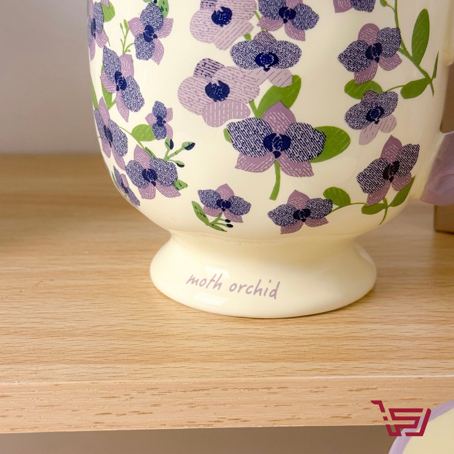 كوب سيراميك بطبعات الورد