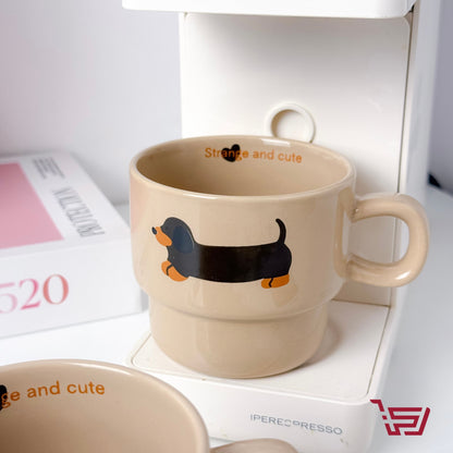 كوب سيراميك Dachshund Dog
