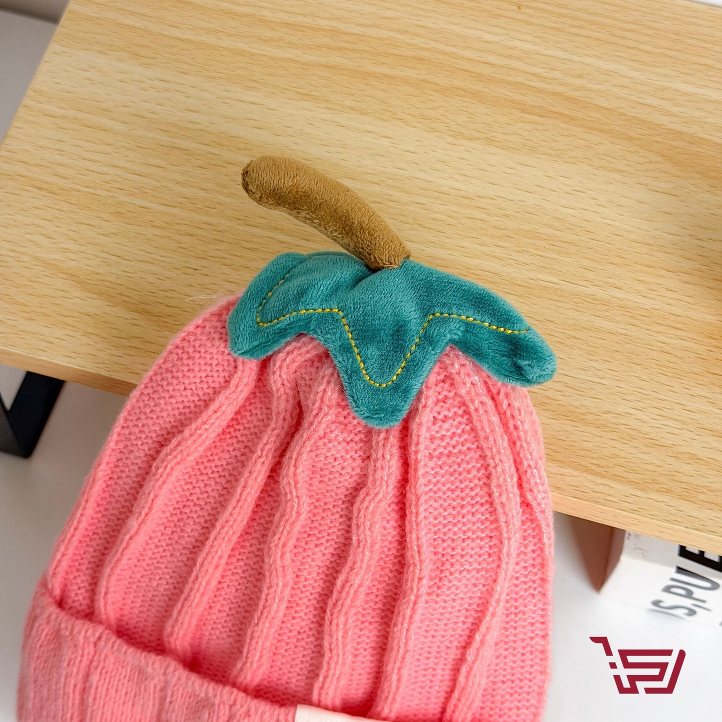 قبعة صوف بشكل اليقطين