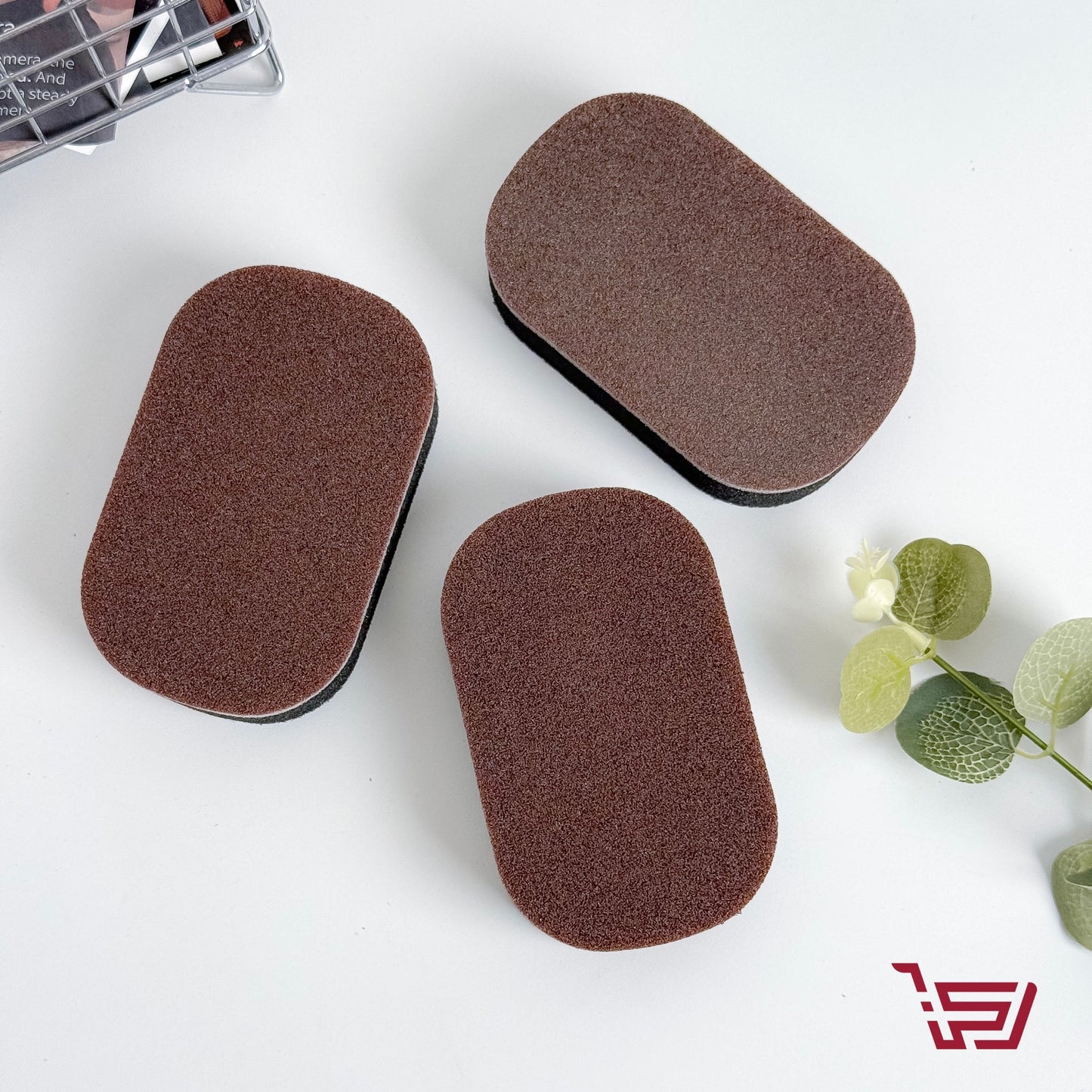 سيت اسفنجة غسيل صحون بجهة خشنة