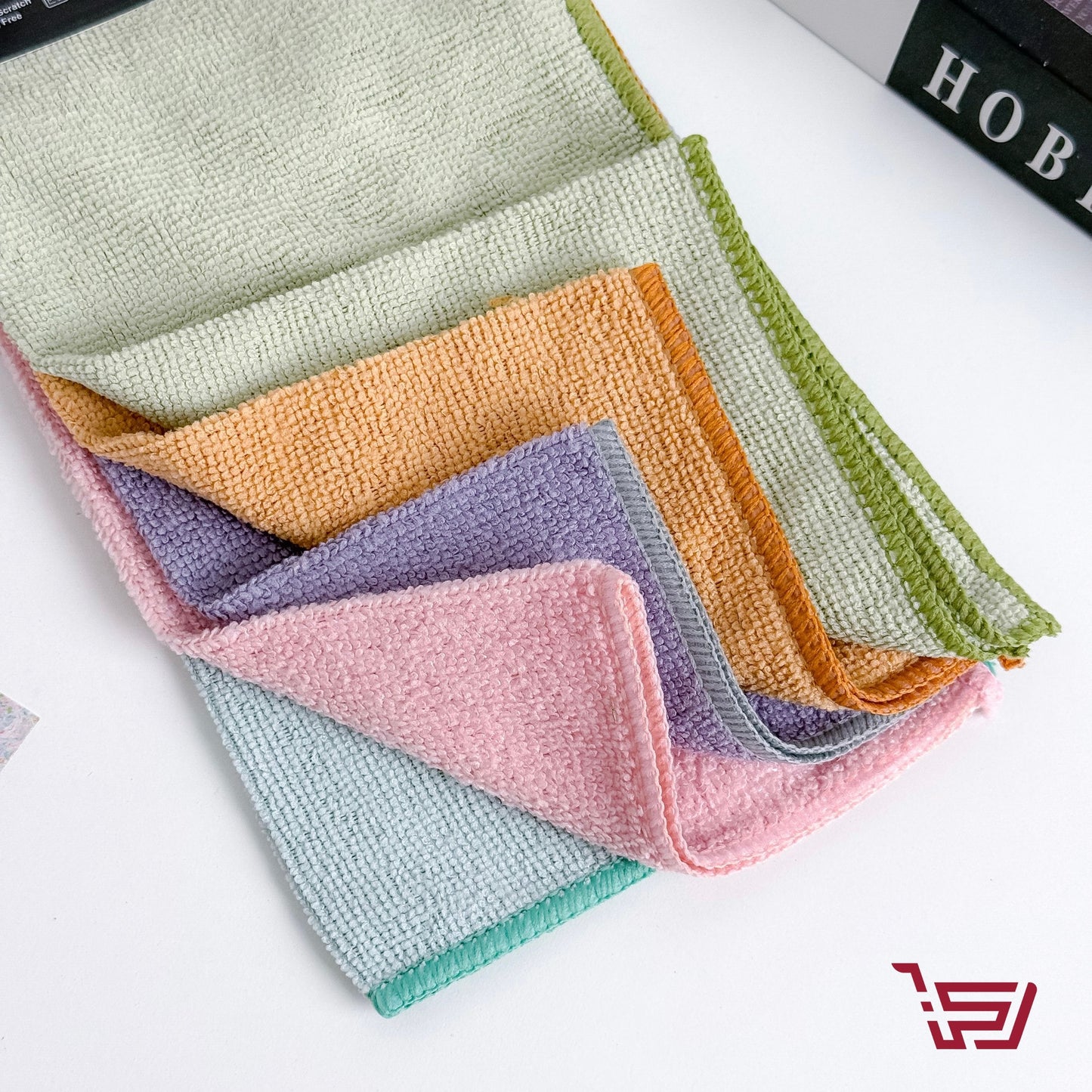 سيت مناشف تنظيف مايكروفايبر منزلية