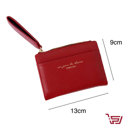 محفظة نقود وبطاقات بجبوب متعددة