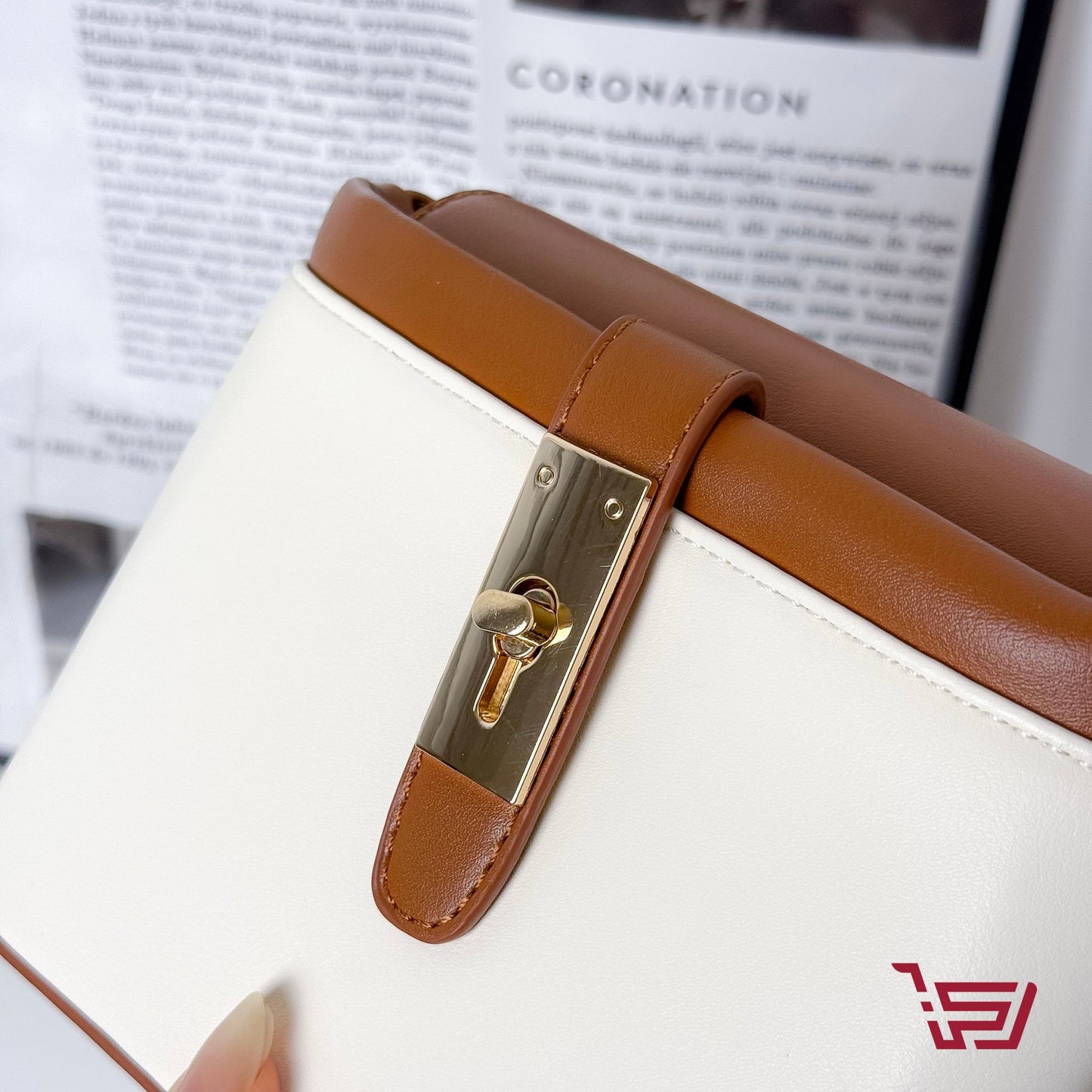 حقيبة يد وكتف جلد