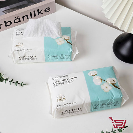 علبة مناديل قطنية