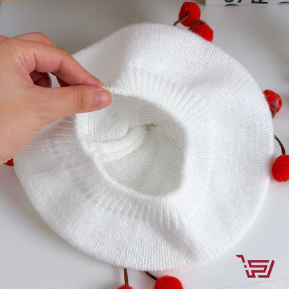 قبعة اطفال الكرز