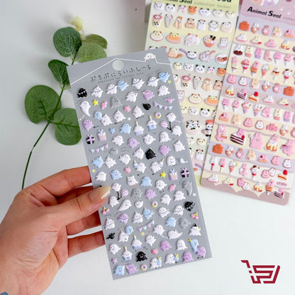 شيت ملصقات بأشكال متعددة