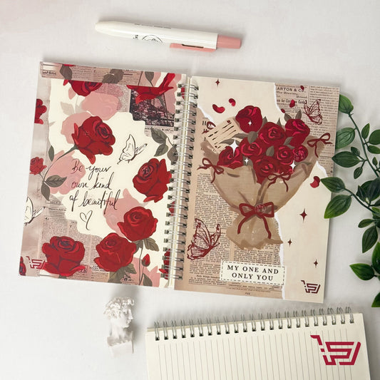 دفتر A5 وردة red roses