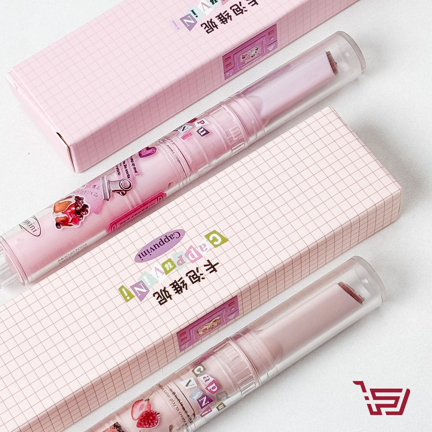 احمر شفاه لامع بشكل قلب lipgloss