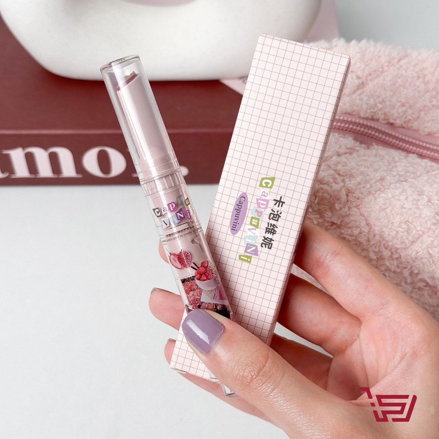 احمر شفاه لامع بشكل قلب lipgloss