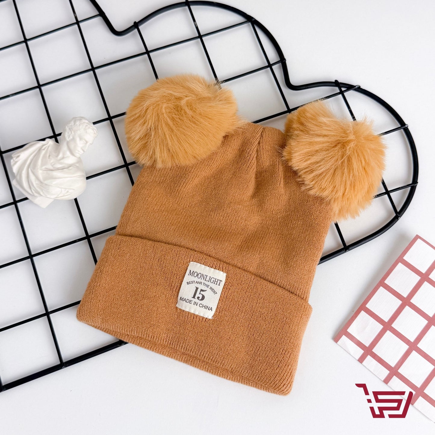 قبعة اطفال دب