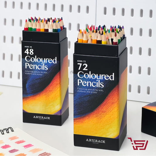 علبة اقلام تلوين رصاص