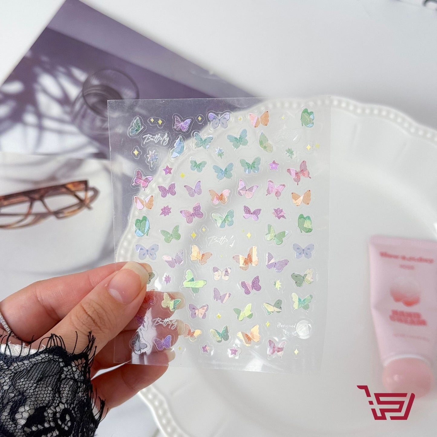 شيت ستكرات اظافر