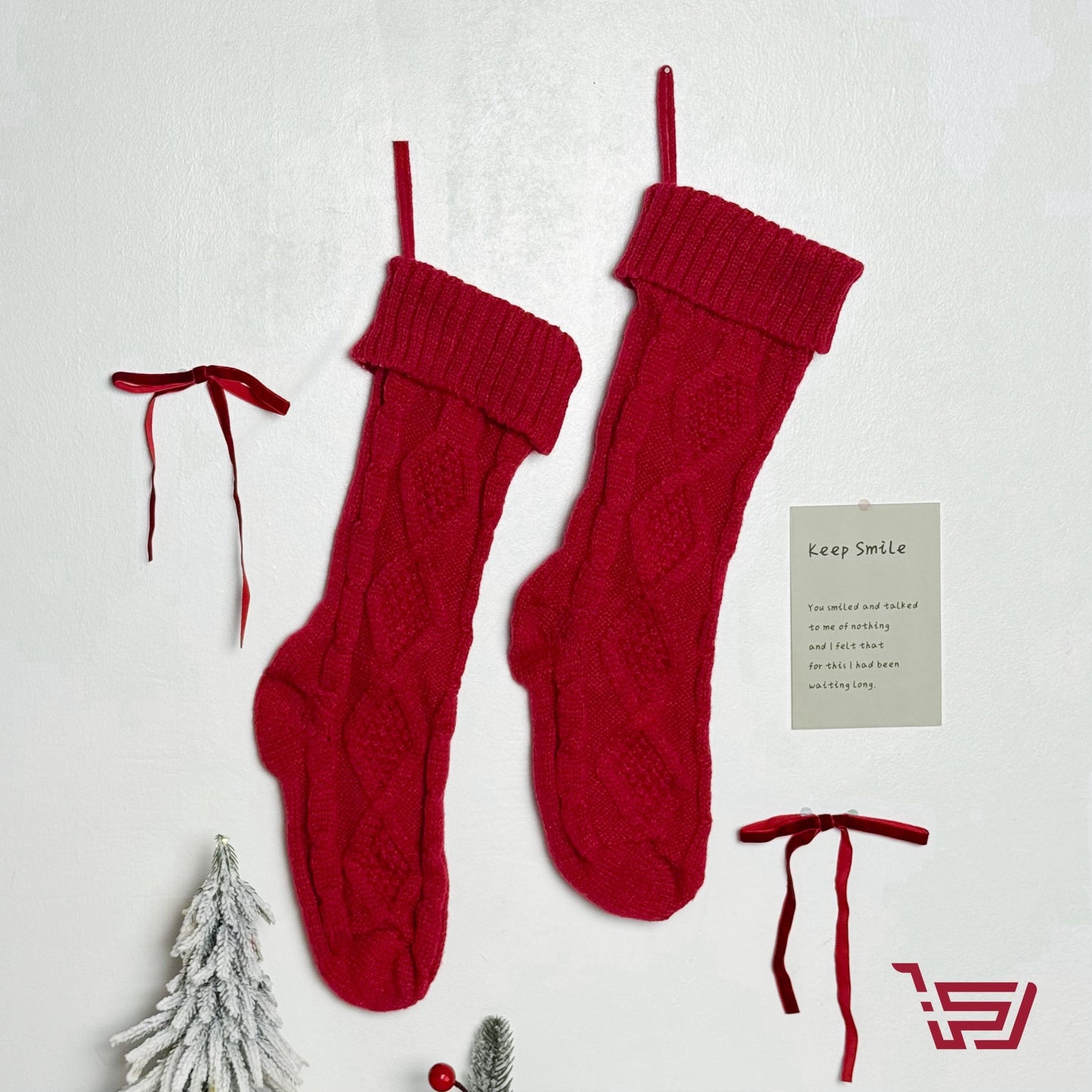 جواريب تعليق الكريسمس