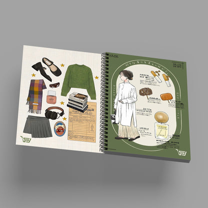 دفتر A5 ازياء