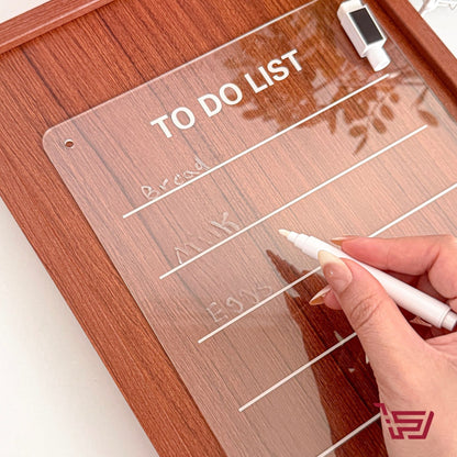 بورد مهام اكريلك مغناطيسي