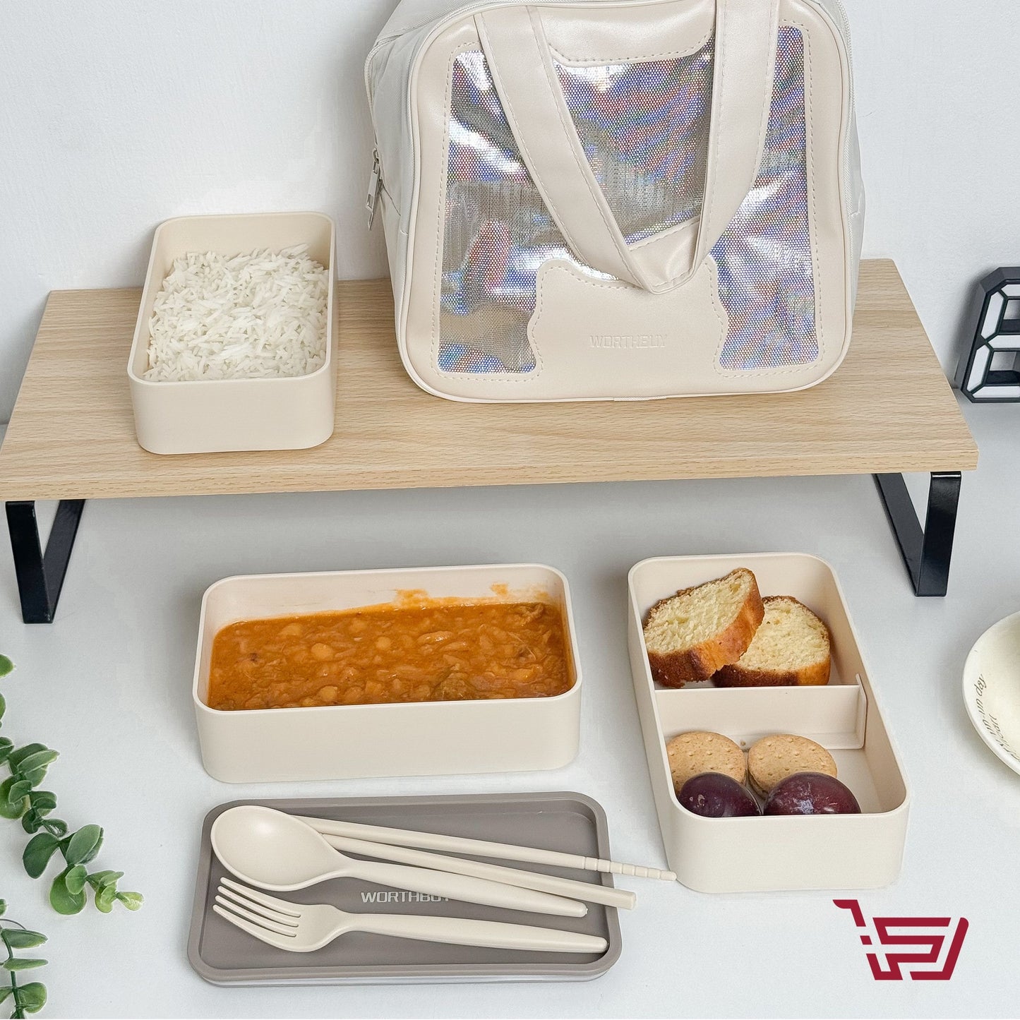 حافظة طعام Lunch Box مع حقيبة حرارية