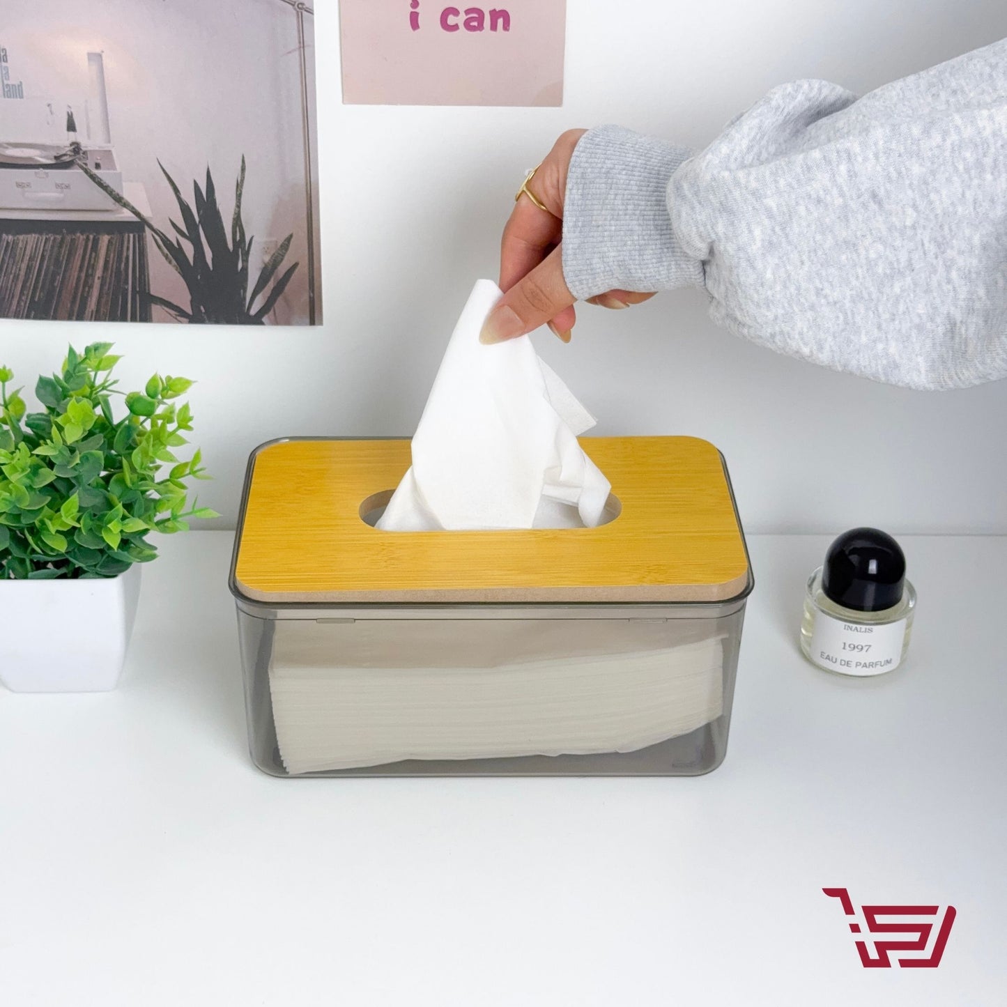 حافظة مناديل خشب