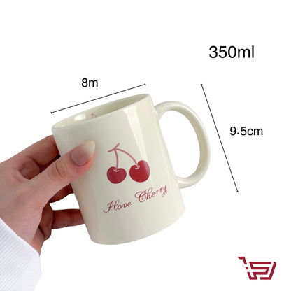 كوب سيراميك الكرز