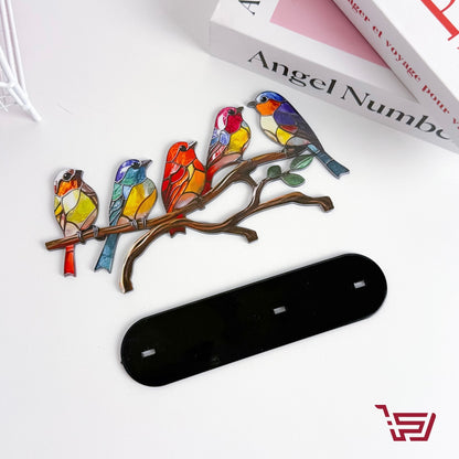 طيور ملونة للديكور