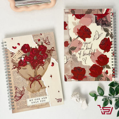 دفتر A5 وردة red roses
