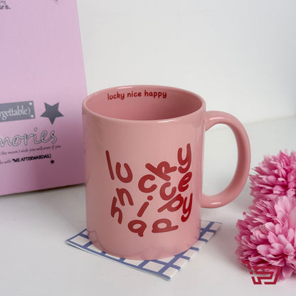 كوب سيراميك Lucky nice happy