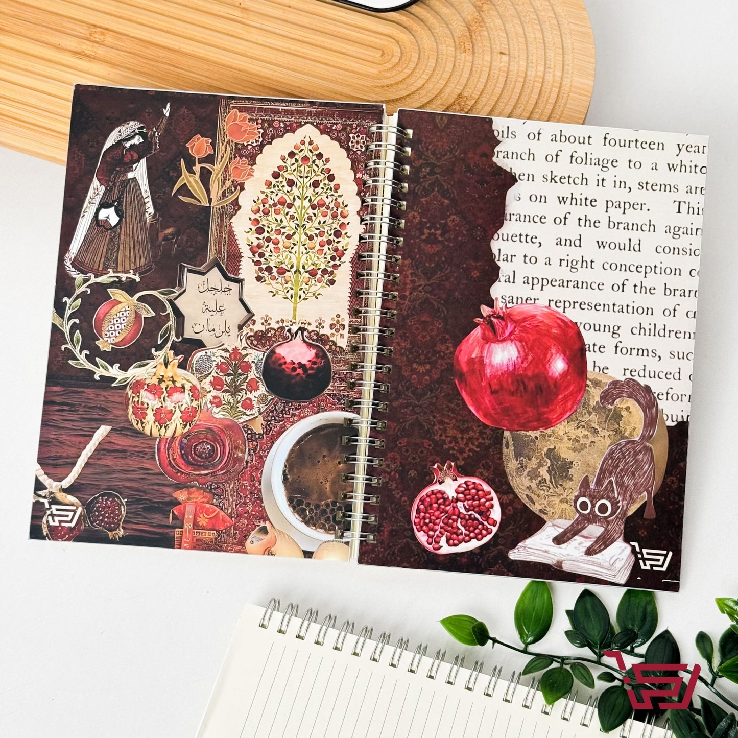 دفتر A5 شجرة الرمان