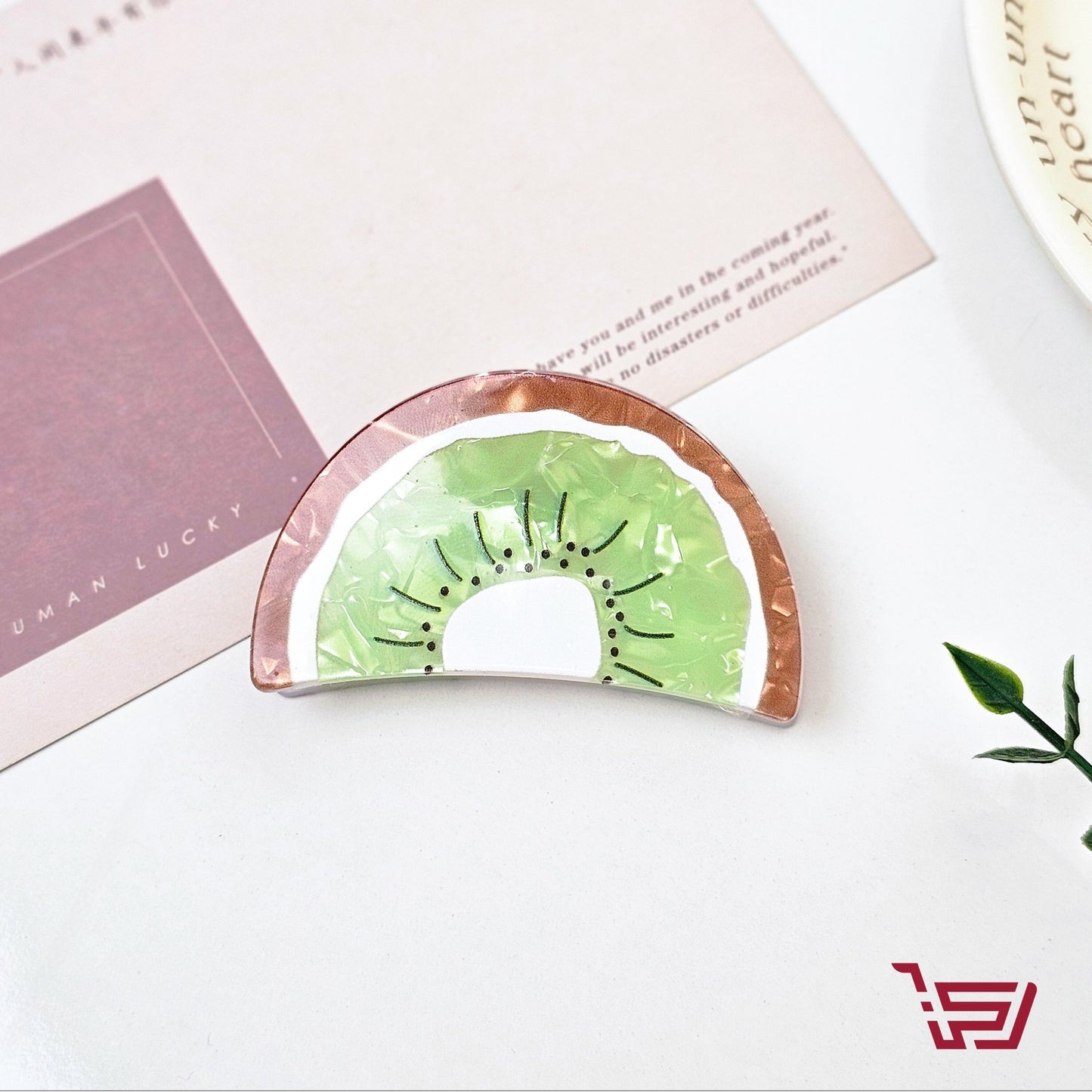 قراصات شعر بأشكال الفاكهة المختلفة