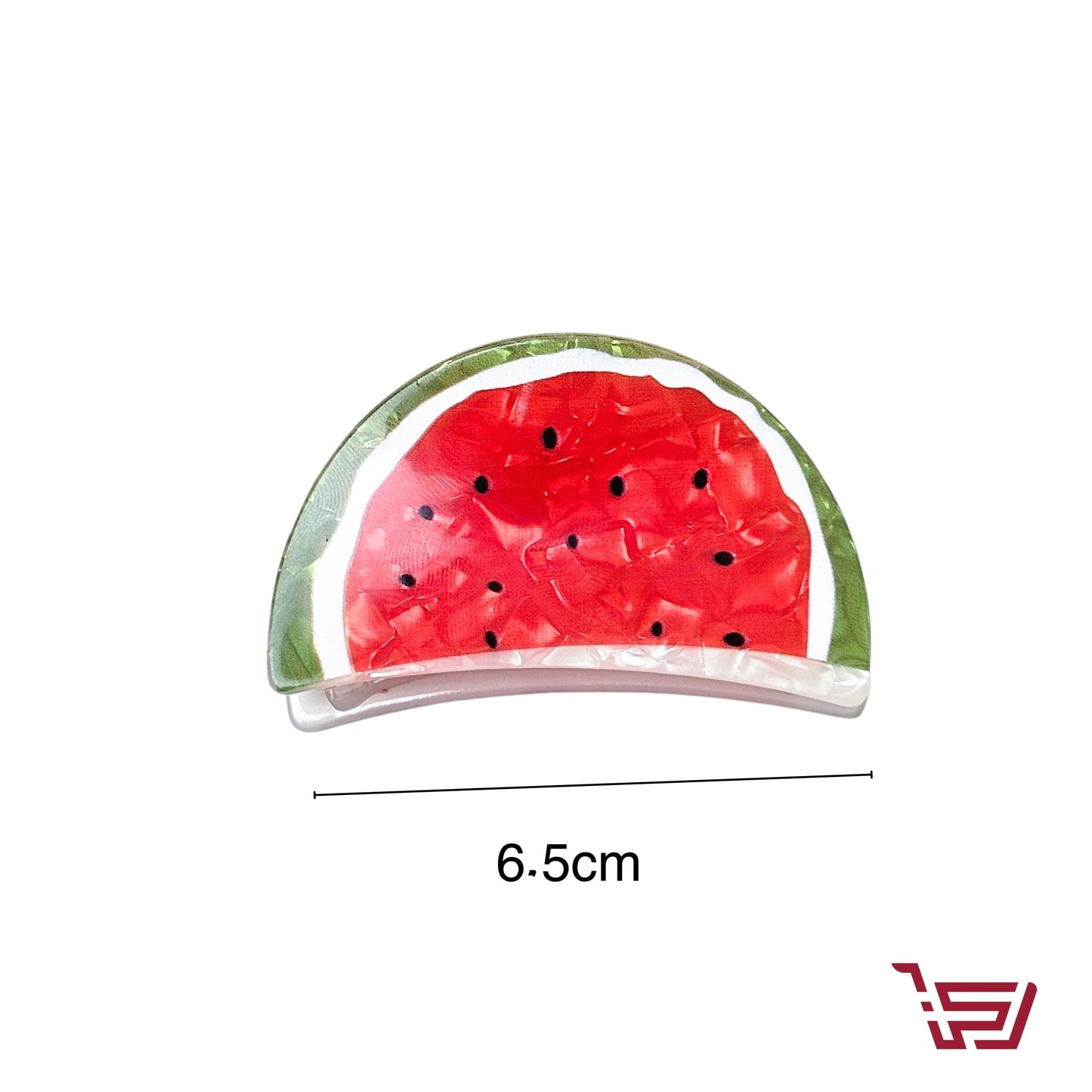 قراصات شعر بأشكال الفاكهة المختلفة