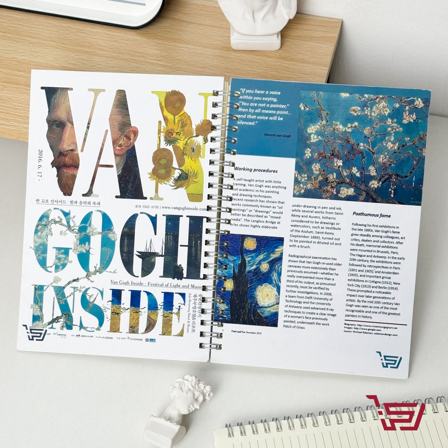 دفتر A5 فان جوخ