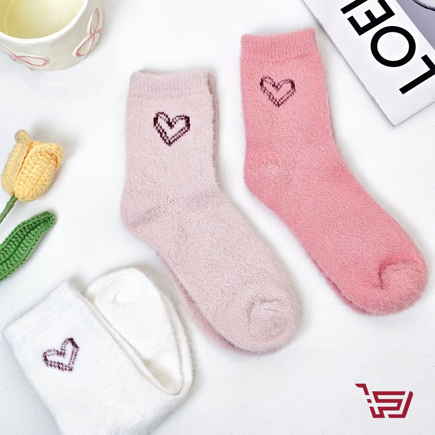 جواريب قلوب ناعمة