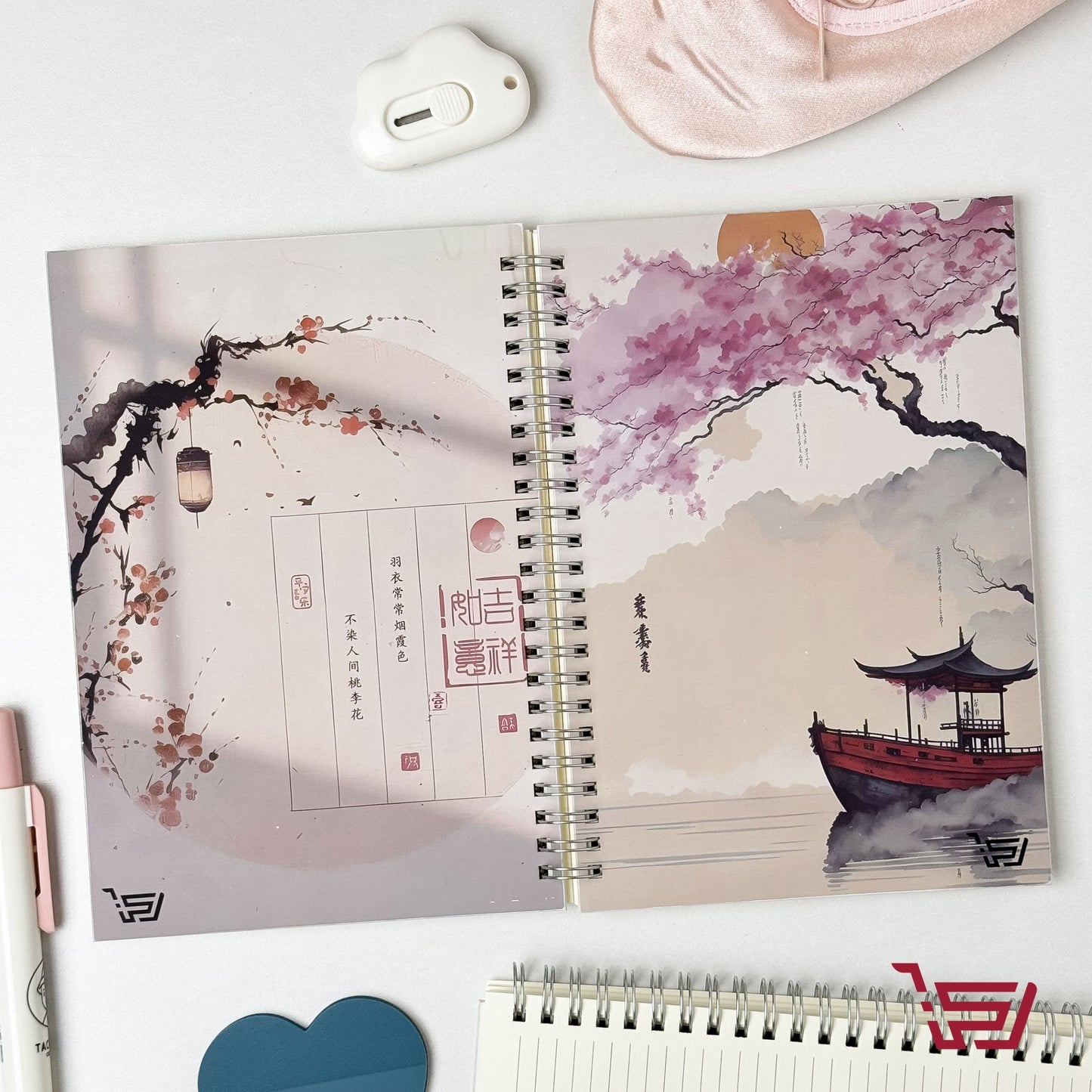 دفتر A5 شجرة الكرز الياباني