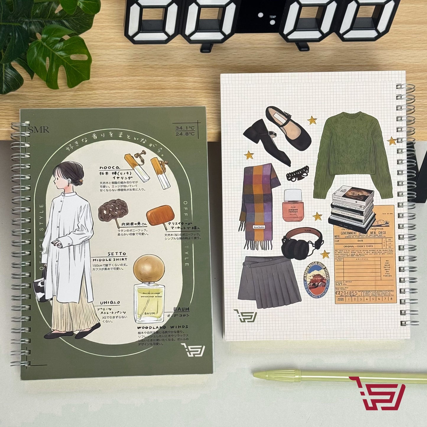 دفتر A5 ازياء