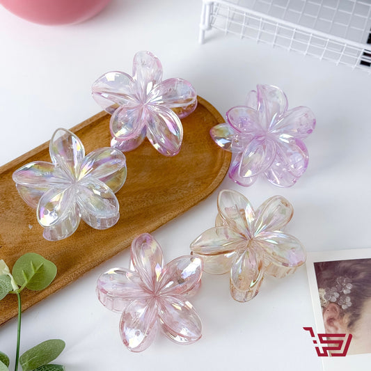 قراصة شعر الورد شفافة