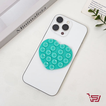 مسكة موبايل لاصقة بشكل قلب