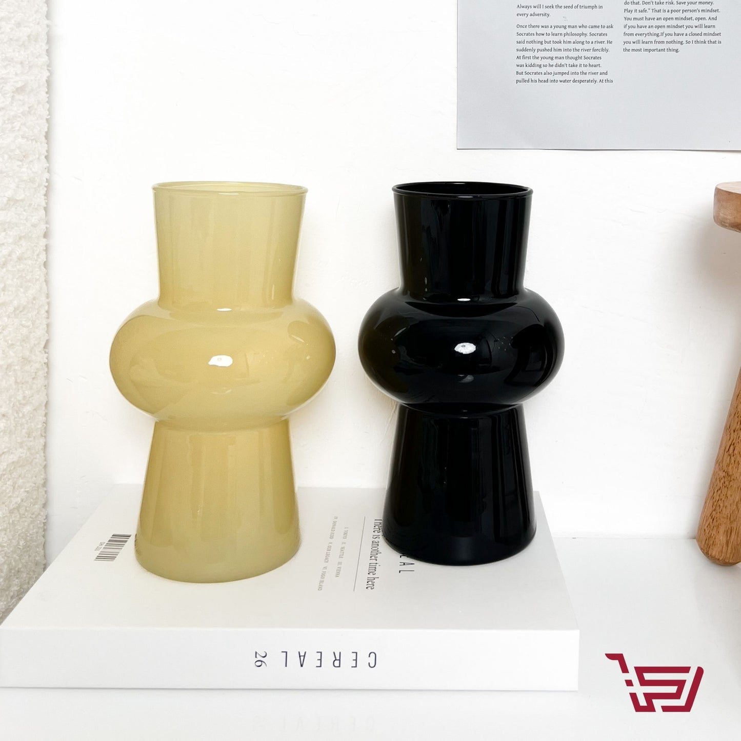 مزهرية زجاجية