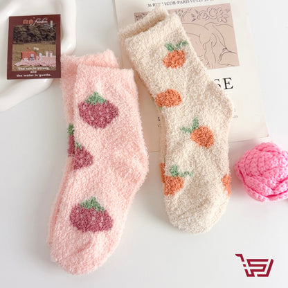 جواريب بطبعات الفاكهة