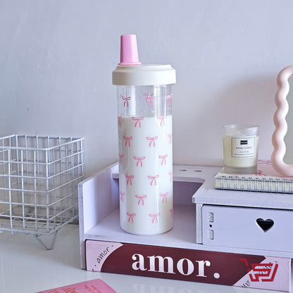 مطارة بلاستك فيونكة مع قصبة وسدادة