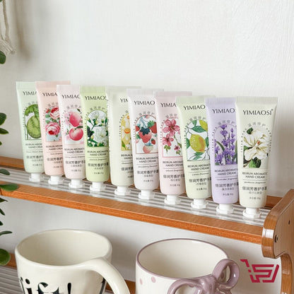 علبة سيت كريم مرطب لليدين برائحة الزهور