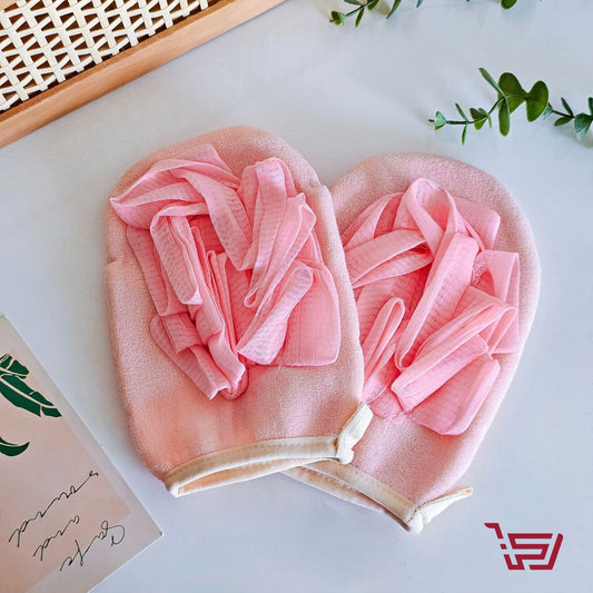 ليفة استحمام للتقشير بجهتين