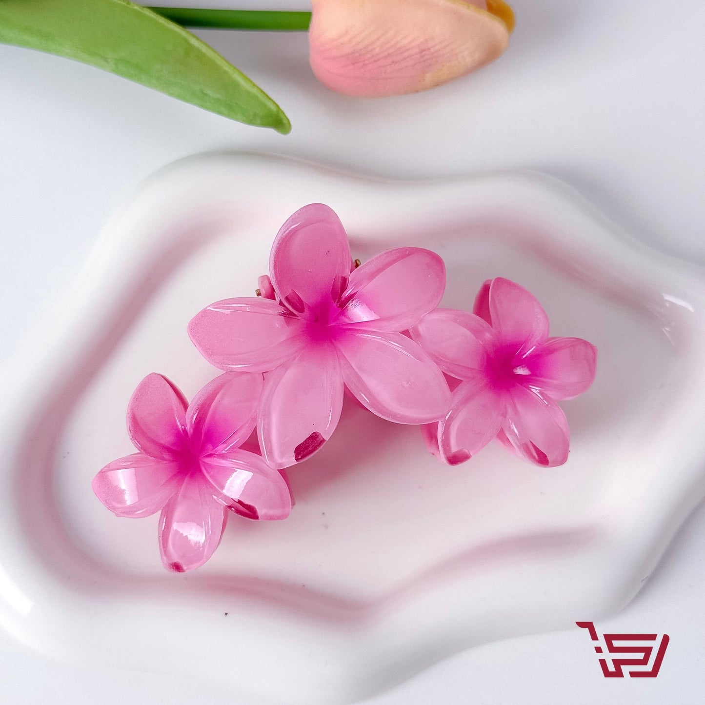 قراصة شعر الورد كبيرة