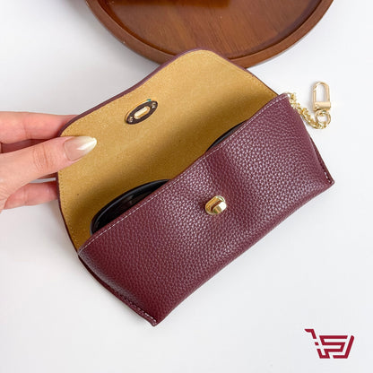 حافظة نظارات جلد