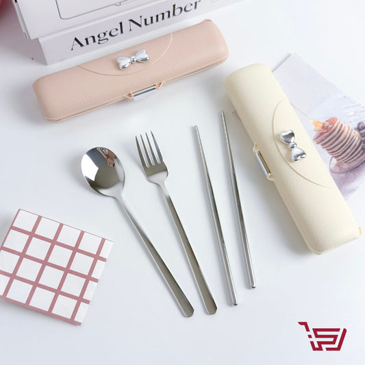 سيت ادوات طعام ستيل فيونكة